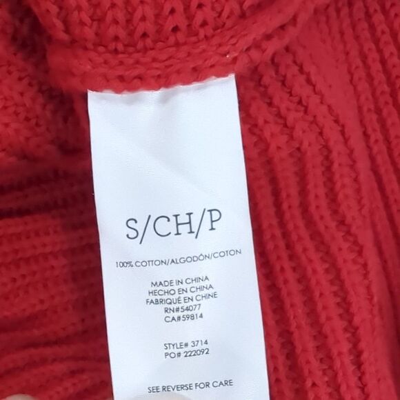 CAbi Sweater Womens Small Red #3714 Standout Pullover - Picture 6 of 9
